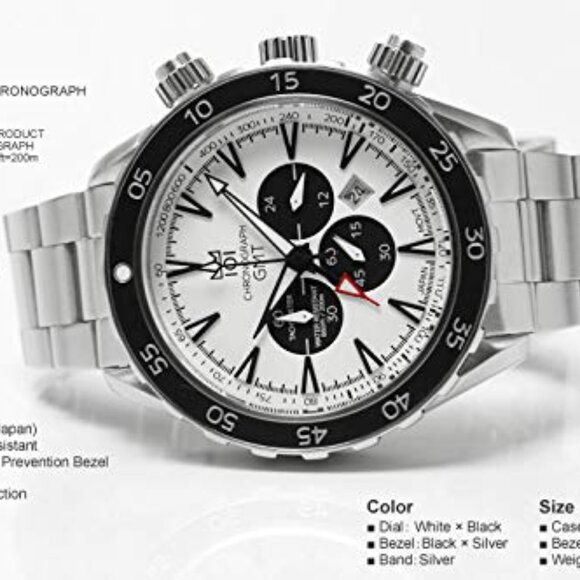 Hyakuichi 101 Chronograph GMT watch, brand new in box - Picture 4 of 8